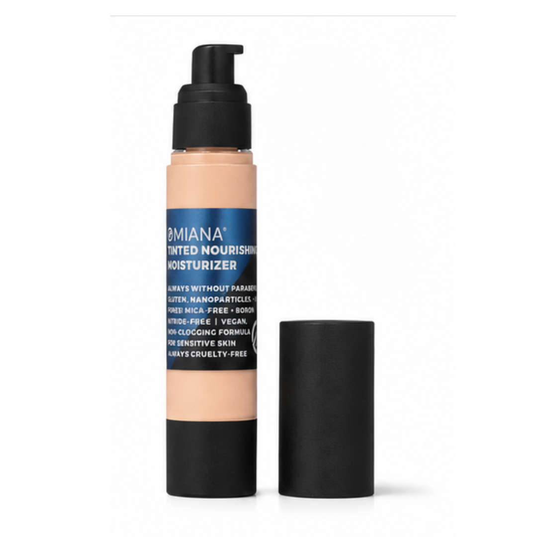 Omiana Light Ivory Tinted Nourishing Moisturizer for fair to light skin with neutral cool undertones
