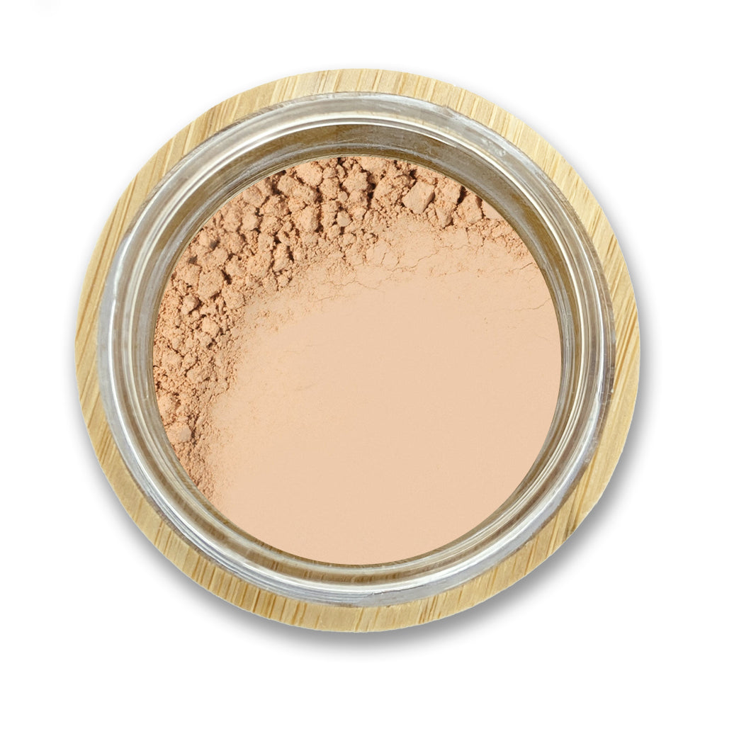 Loose Powder Mineral Foundation - Without Mica, Titanium Dioxide, & More! - Omiana Beauty