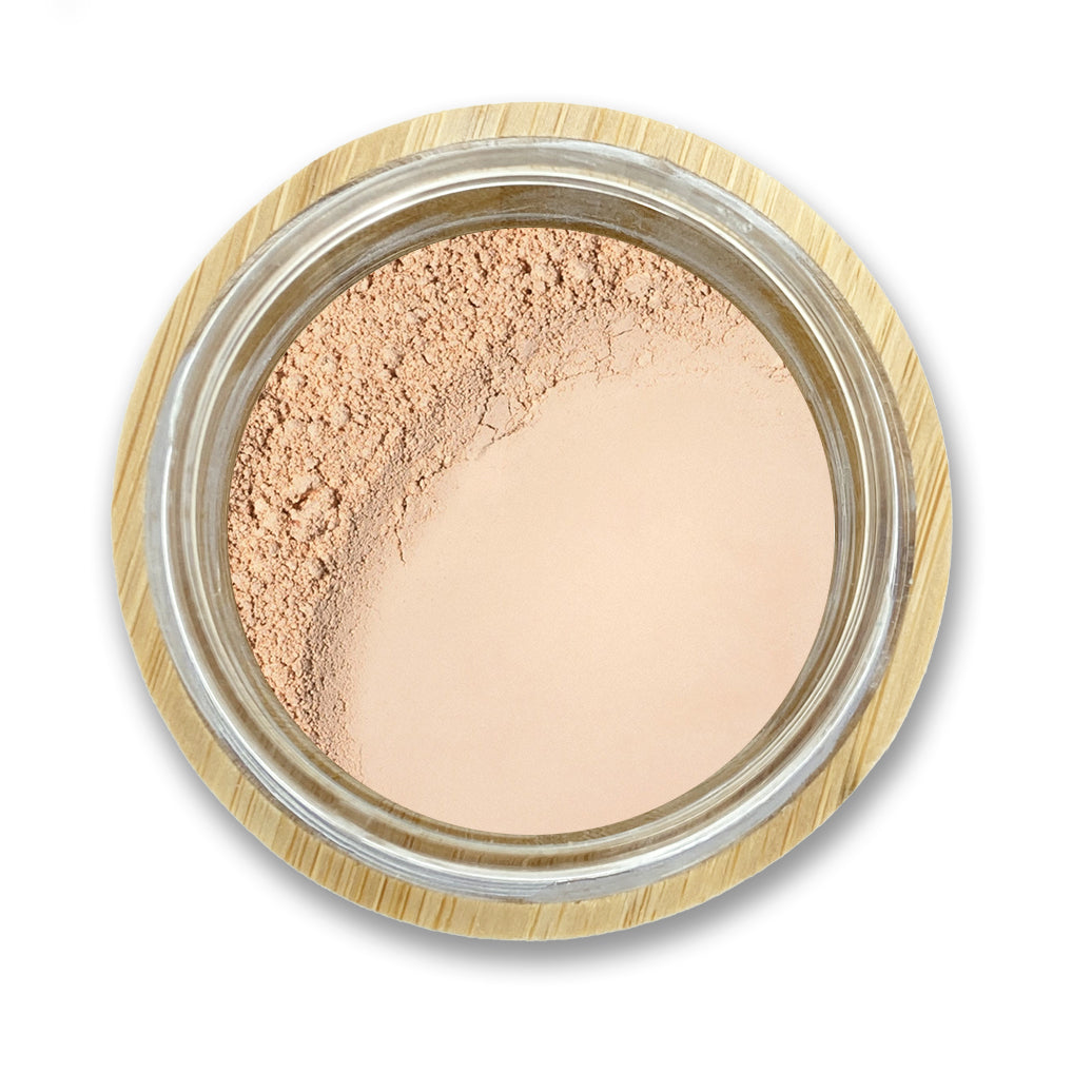 Loose Powder Mineral Foundation - Without Mica, Titanium Dioxide, & More! - Omiana Beauty