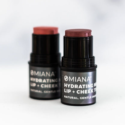 Omiana Cosmetics Multi-Task / Skincare Hydrating Mineral Lip & Cheek Tint - Soy-Free, Without Ultramarines, Without Clay, & More!